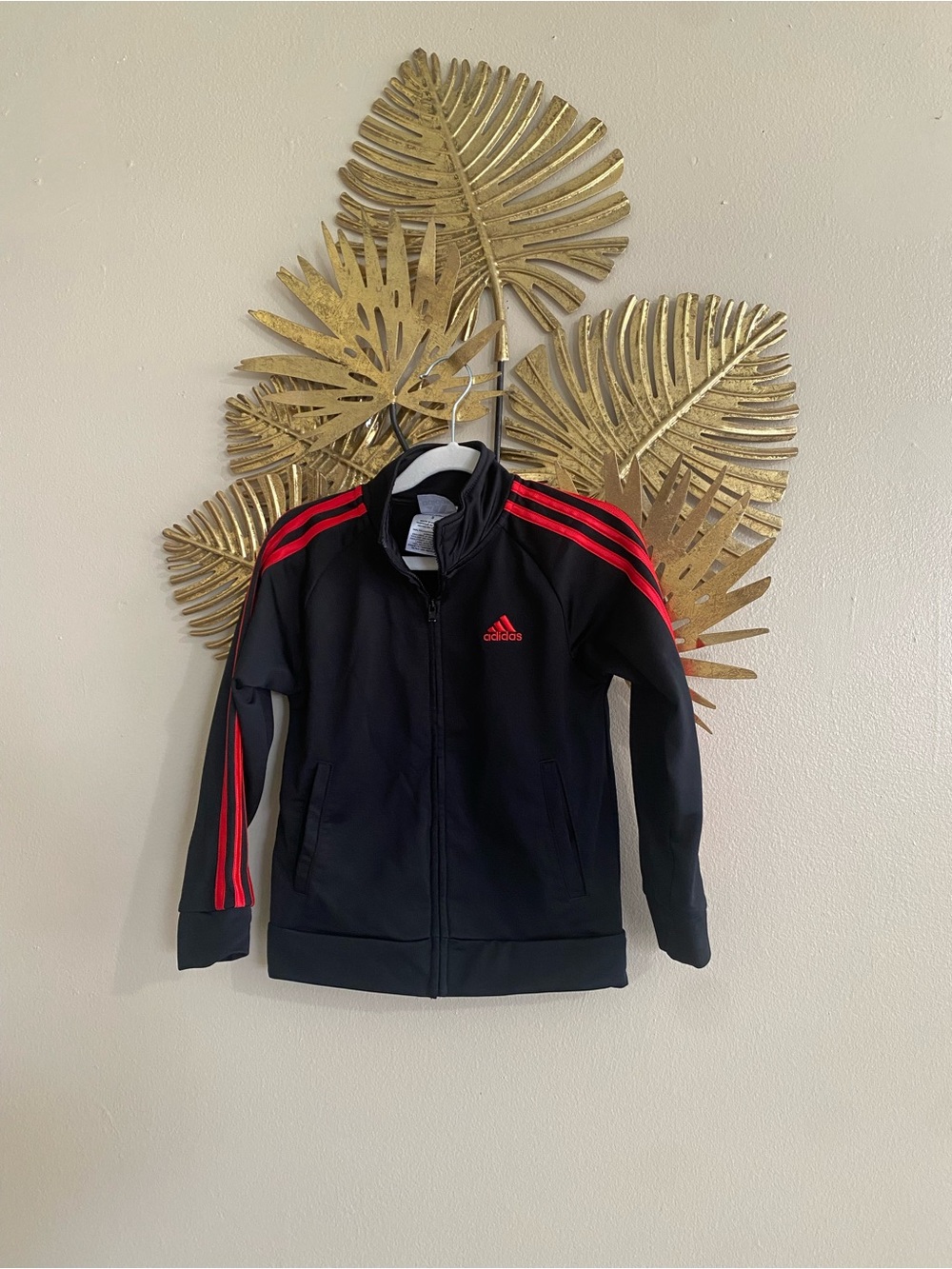 adidas Black Apparel with White Logo Tag